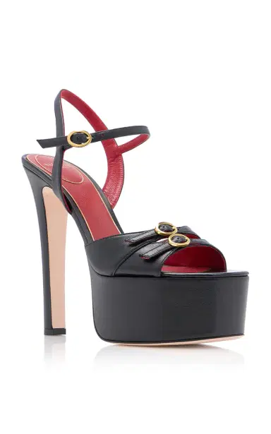 Valentino Garavani Crasher Leather Platform Sandals | Thumbnail 5 Valentino Garavani Crasher Leather Platform Sandals | Thumbnail 5