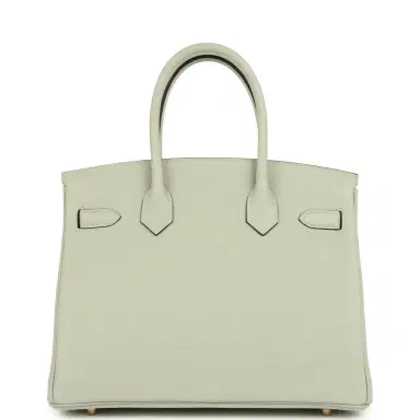 HERMÈS Hermes Birkin 30 Gris Neve Togo Gold Hardware | Thumbnail 4 HERMÈS Hermes Birkin 30 Gris Neve Togo Gold Hardware | Thumbnail 4