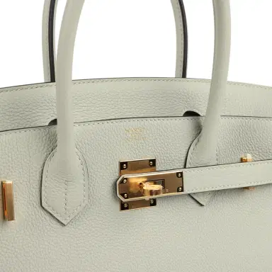 HERMÈS Hermes Birkin 30 Gris Neve Togo Gold Hardware | Thumbnail 7 HERMÈS Hermes Birkin 30 Gris Neve Togo Gold Hardware | Thumbnail 7