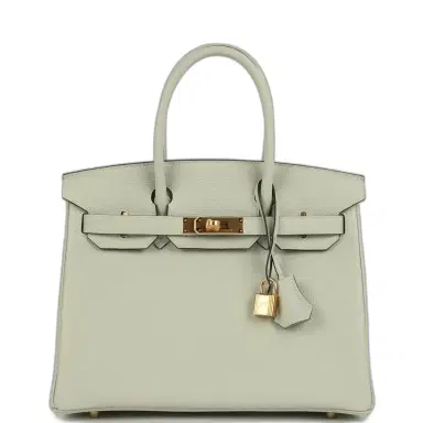 HERMÈS Hermes Birkin 30 Gris Neve Togo Gold Hardware | Thumbnail 1 HERMÈS Hermes Birkin 30 Gris Neve Togo Gold Hardware | Thumbnail 1