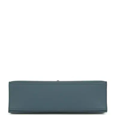 HERMÈS Hermes Kelly Pochette Bleu Tempette Swift Palladium Hardware | Thumbnail 6 HERMÈS Hermes Kelly Pochette Bleu Tempette Swift Palladium Hardware | Thumbnail 6