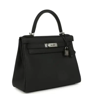 HERMÈS Hermes Kelly Retourne 28 Black Togo Palladium Hardware | Thumbnail 3 HERMÈS Hermes Kelly Retourne 28 Black Togo Palladium Hardware | Thumbnail 3