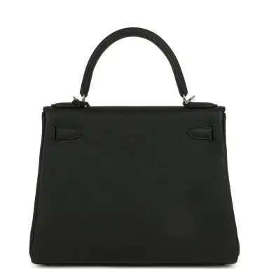 HERMÈS Hermes Kelly Retourne 28 Black Togo Palladium Hardware | Thumbnail 5 HERMÈS Hermes Kelly Retourne 28 Black Togo Palladium Hardware | Thumbnail 5