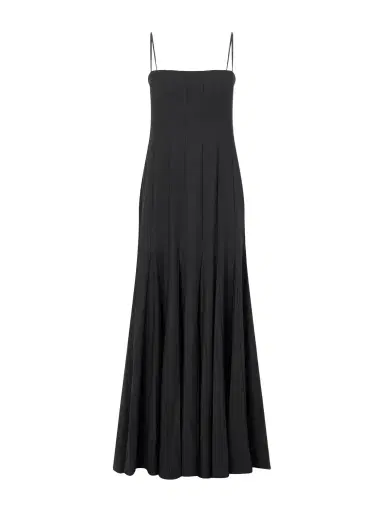 Staud Rila Paneled Crepe Midi Dress | Thumbnail 1 Staud Rila Paneled Crepe Midi Dress | Thumbnail 1