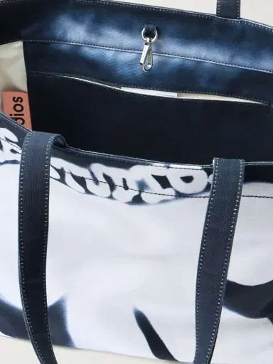 Acne Studios Logo Printed Cotton-canvas Tote | Thumbnail 5 Acne Studios Logo Printed Cotton-canvas Tote | Thumbnail 5