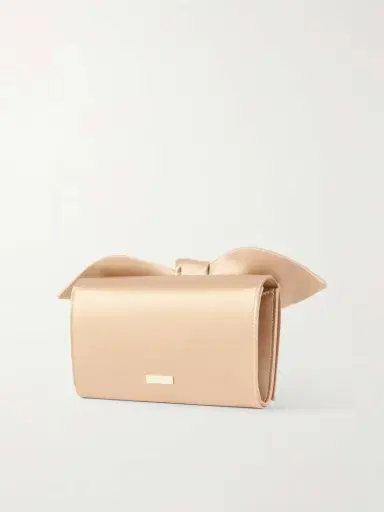 Aquazzura Bow Tie Mini Satin Clutch | Thumbnail 3 Aquazzura Bow Tie Mini Satin Clutch | Thumbnail 3