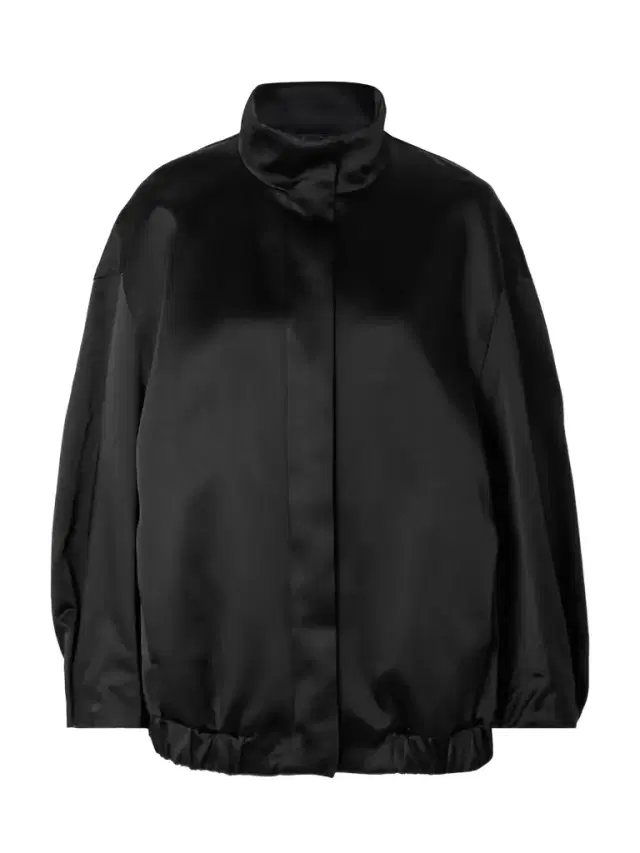 Oversized Satin Bomber Jacket Oversized Satin Bomber Jacket