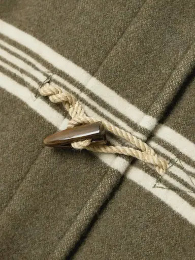 Burberry Hooded Striped Wool And Cotton-blend Coat | Thumbnail 5 Burberry Hooded Striped Wool And Cotton-blend Coat | Thumbnail 5