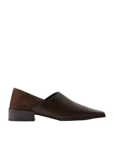 Alaïa Leather And Nubuck Loafers | Thumbnail 1 Alaïa Leather And Nubuck Loafers | Thumbnail 1