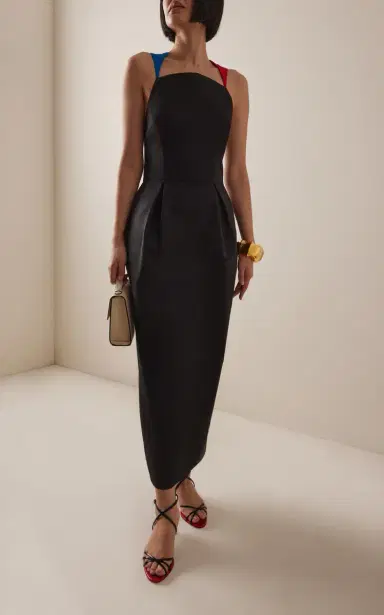 Rosie Assoulin Simon Says Cotton-Grosgrain Maxi Dress | Thumbnail 2 Rosie Assoulin Simon Says Cotton-Grosgrain Maxi Dress | Thumbnail 2