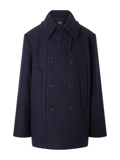 A.P.C. Andy Double-Breasted Wool-Blend Coat - Men | Thumbnail 1 A.P.C. Andy Double-Breasted Wool-Blend Coat - Men | Thumbnail 1
