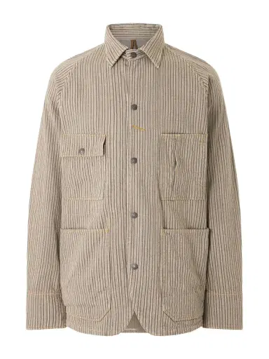 KAPITAL Pinstriped Cotton-Blend Twill Jacket - Men | Thumbnail 1 KAPITAL Pinstriped Cotton-Blend Twill Jacket - Men | Thumbnail 1