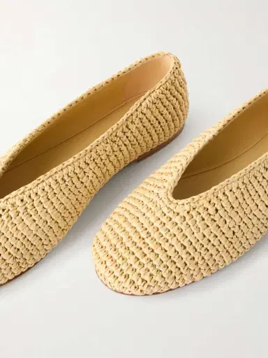 Bottega Veneta Rosa Intrecciato Leather Ballet Flats | Thumbnail 4 Bottega Veneta Rosa Intrecciato Leather Ballet Flats | Thumbnail 4