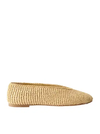 Bottega Veneta Rosa Intrecciato Leather Ballet Flats | Thumbnail 1 Bottega Veneta Rosa Intrecciato Leather Ballet Flats | Thumbnail 1