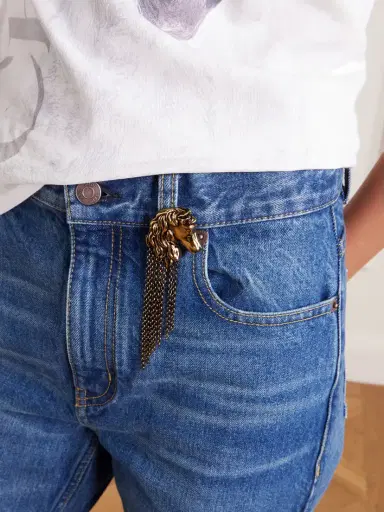 Chloé Embellished High-rise Straight-leg Organic Jeans | Thumbnail 5 Chloé Embellished High-rise Straight-leg Organic Jeans | Thumbnail 5