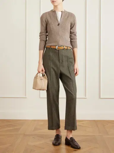 Loro Piana Ribbed Cashmere Cardigan | Thumbnail 2 Loro Piana Ribbed Cashmere Cardigan | Thumbnail 2