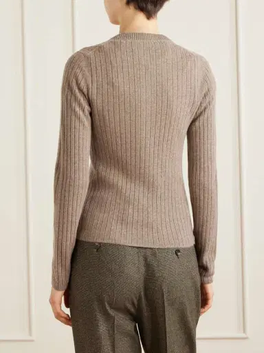 Loro Piana Ribbed Cashmere Cardigan | Thumbnail 4 Loro Piana Ribbed Cashmere Cardigan | Thumbnail 4