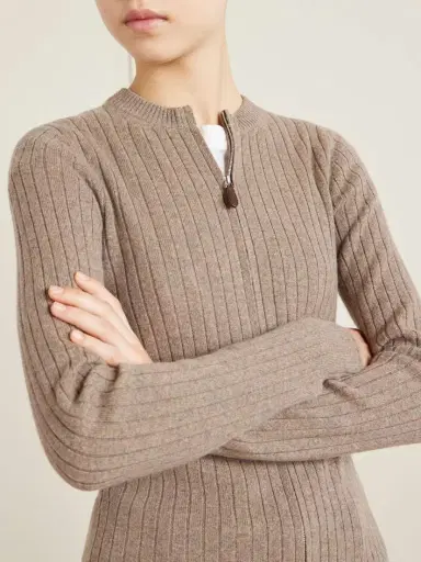 Loro Piana Ribbed Cashmere Cardigan | Thumbnail 5 Loro Piana Ribbed Cashmere Cardigan | Thumbnail 5