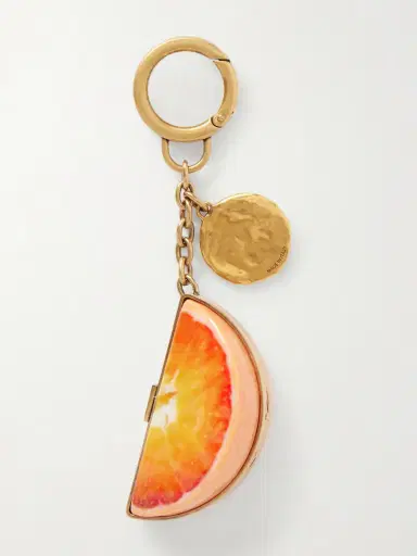 Saint Laurent Gold-tone And Resin Bag Charm | Thumbnail 2 Saint Laurent Gold-tone And Resin Bag Charm | Thumbnail 2