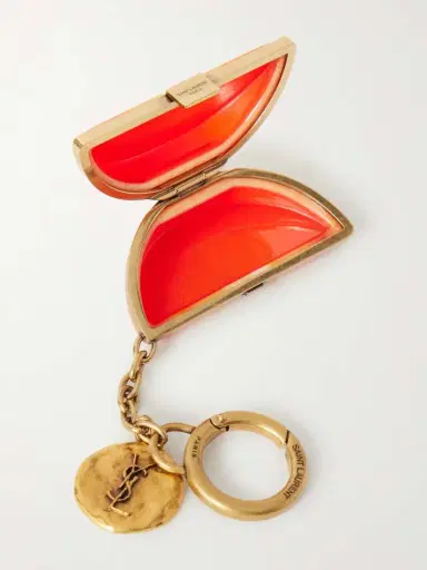 Saint Laurent Gold-tone And Resin Bag Charm | Thumbnail 3 Saint Laurent Gold-tone And Resin Bag Charm | Thumbnail 3