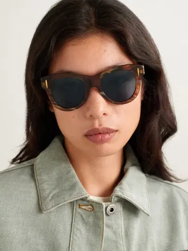 Loewe Anagram D-frame Tortoiseshell Acetate Sunglasses | Thumbnail 2 Loewe Anagram D-frame Tortoiseshell Acetate Sunglasses | Thumbnail 2