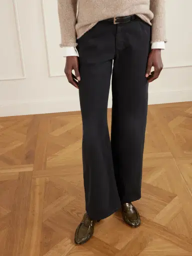 The Row Paneled Glossed-eel Loafers | Thumbnail 2 The Row Paneled Glossed-eel Loafers | Thumbnail 2