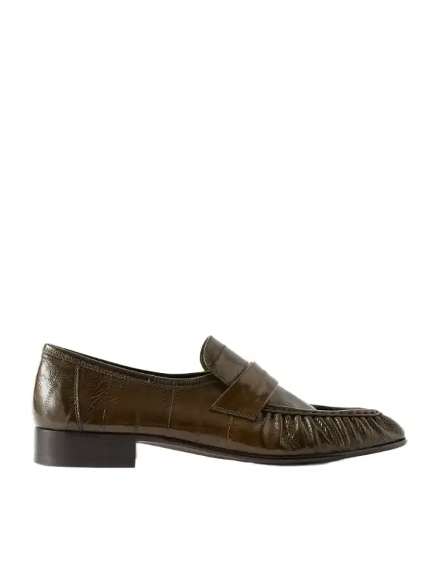 Paneled Glossed-eel Loafers Paneled Glossed-eel Loafers