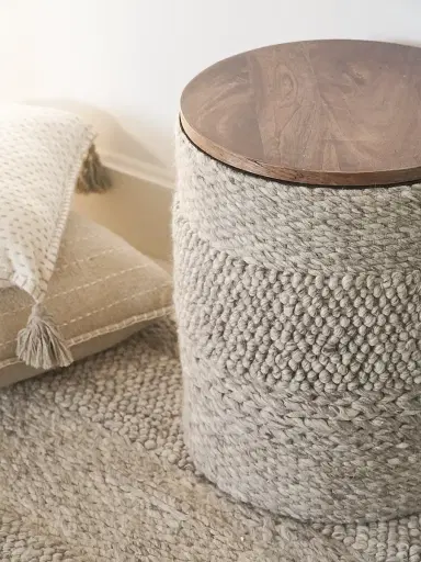 Anaya Handwoven Textured Storage Side Table | Thumbnail 4 Anaya Handwoven Textured Storage Side Table | Thumbnail 4
