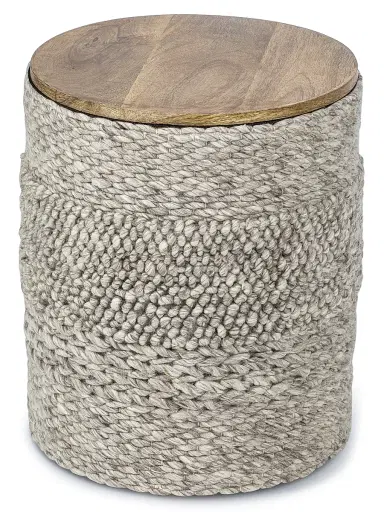 Anaya Handwoven Textured Storage Side Table | Thumbnail 1 Anaya Handwoven Textured Storage Side Table | Thumbnail 1