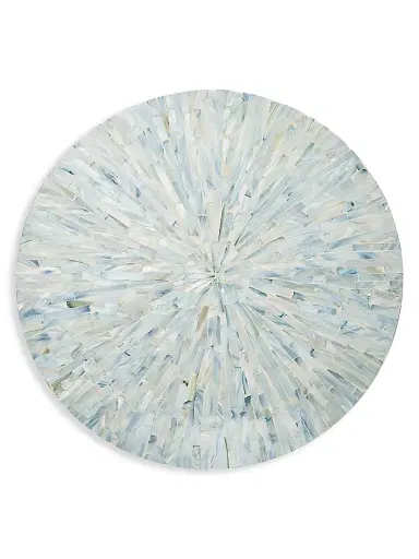 Kim Seybert Tahiti Capiz Shell Placemat - Periwinkle | Thumbnail 1 Kim Seybert Tahiti Capiz Shell Placemat - Periwinkle | Thumbnail 1