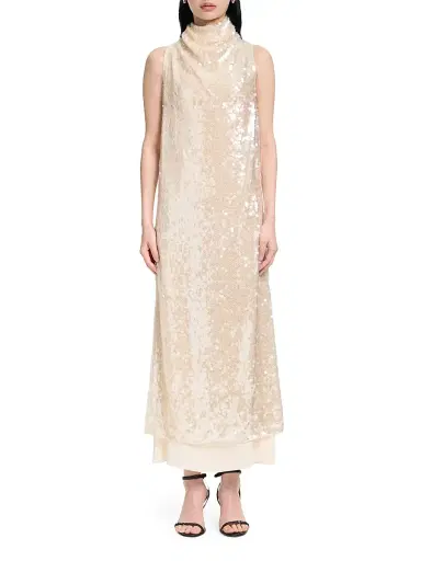 Altuzarra Women's Noor Sequined Draped Cocktail Dress | Thumbnail 3 Altuzarra Women's Noor Sequined Draped Cocktail Dress | Thumbnail 3