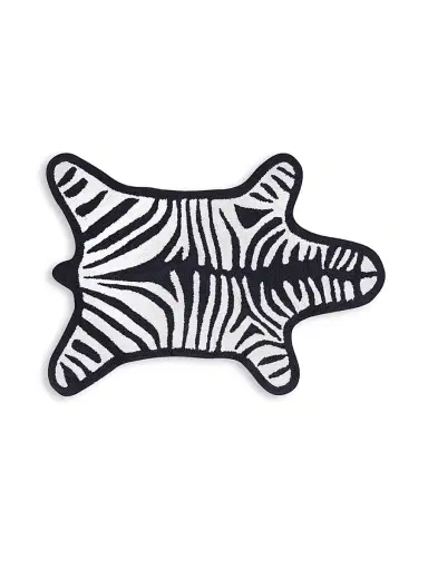 Jonathan Adler Zebra Bath Mat - Black | Thumbnail 1 Jonathan Adler Zebra Bath Mat - Black | Thumbnail 1