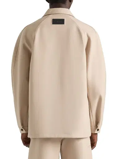 Givenchy Men's Couture Seam Jacket in Cotton with Paris Patch - Beige | Thumbnail 3 Givenchy Men's Couture Seam Jacket in Cotton with Paris Patch - Beige | Thumbnail 3
