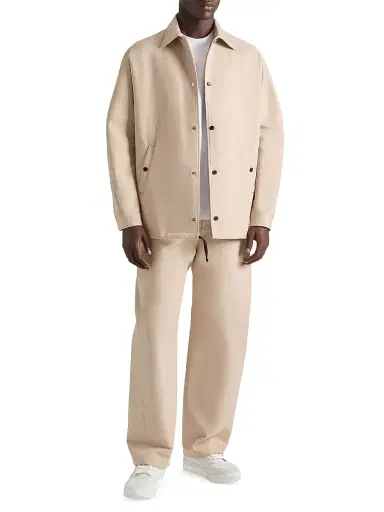 Givenchy Men's Couture Seam Jacket in Cotton with Paris Patch - Beige | Thumbnail 4 Givenchy Men's Couture Seam Jacket in Cotton with Paris Patch - Beige | Thumbnail 4