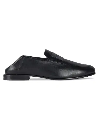 Givenchy Men's Label Loafers in Shiny Leather - Black - Size 13 | Thumbnail 1 Givenchy Men's Label Loafers in Shiny Leather - Black - Size 13 | Thumbnail 1