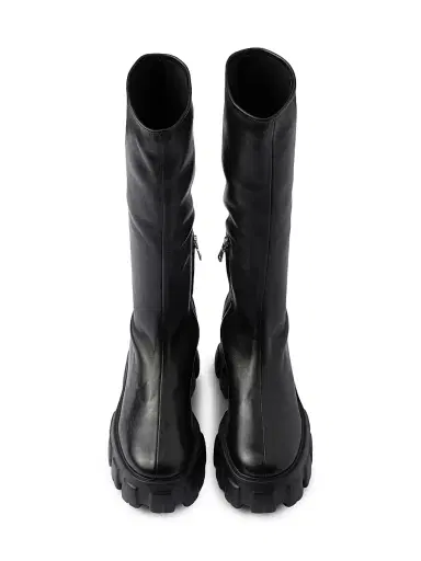 Prada Women's Monolith Stretch Nappa Boots - Black | Thumbnail 2 Prada Women's Monolith Stretch Nappa Boots - Black | Thumbnail 2