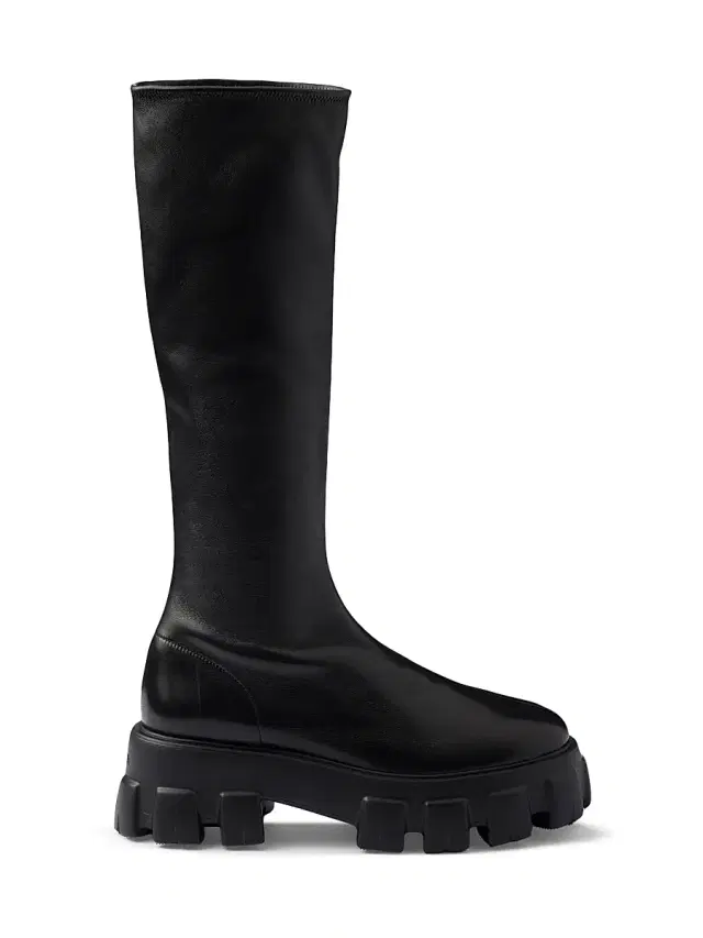 Women's Monolith Stretch Nappa Boots - Black Women's Monolith Stretch Nappa Boots - Black
