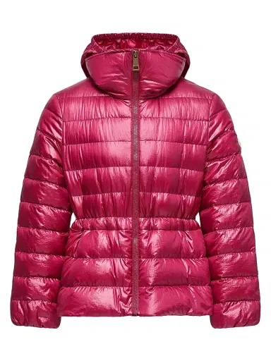 Moncler Little Girl's & Girl's Fem Puffer Jacket - Coral Red - Size 14 | Thumbnail 1 Moncler Little Girl's & Girl's Fem Puffer Jacket - Coral Red - Size 14 | Thumbnail 1