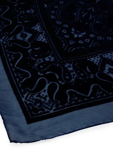Etro Women's Aida Silk-Blend Paisley Shawl - Blue | Thumbnail 4 Etro Women's Aida Silk-Blend Paisley Shawl - Blue | Thumbnail 4