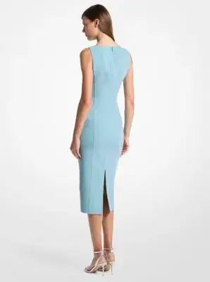 Michael Kors Collection Double Faced Stretch Wool Crepe Scoopneck Sheath Dress | Thumbnail 2 Michael Kors Collection Double Faced Stretch Wool Crepe Scoopneck Sheath Dress | Thumbnail 2