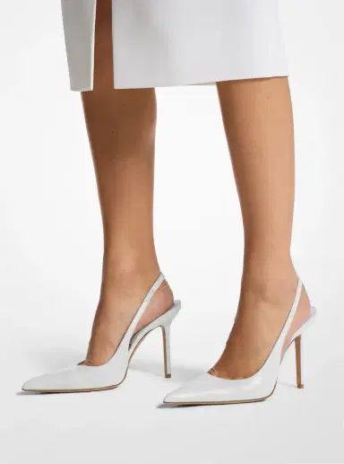 Michael Kors Collection Reece Leather Slingback Pump in Black | Thumbnail 17 Michael Kors Collection Reece Leather Slingback Pump in Black | Thumbnail 17