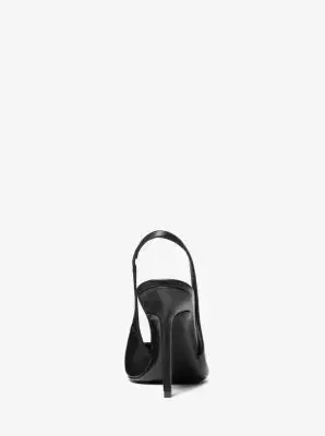Michael Kors Collection Reece Leather Slingback Pump in Black | Thumbnail 10 Michael Kors Collection Reece Leather Slingback Pump in Black | Thumbnail 10