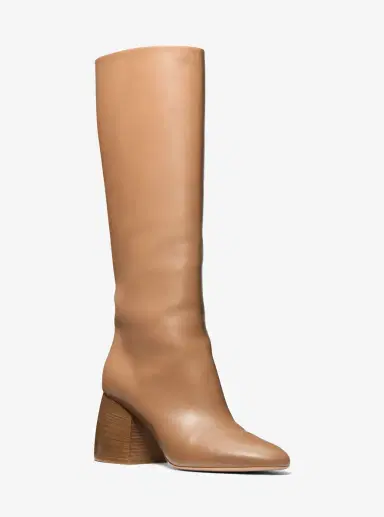 Michael Kors Collection Kaitlin Leather Riding Boot in Brown | Thumbnail 14 Michael Kors Collection Kaitlin Leather Riding Boot in Brown | Thumbnail 14