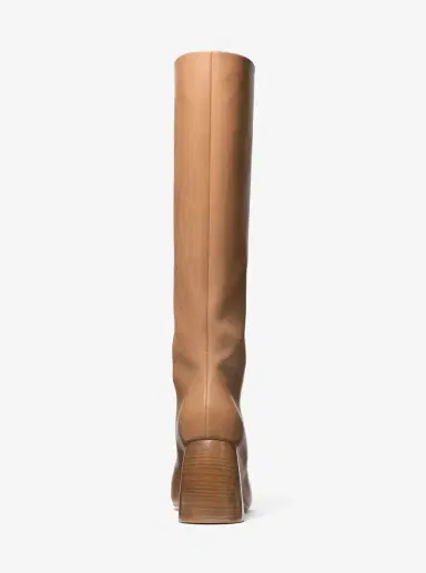 Michael Kors Collection Kaitlin Leather Riding Boot in Brown | Thumbnail 17 Michael Kors Collection Kaitlin Leather Riding Boot in Brown | Thumbnail 17