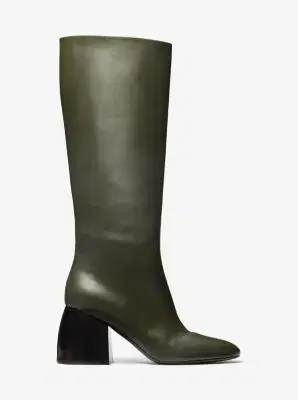 Michael Kors Collection Kaitlin Leather Riding Boot in Brown | Thumbnail 3 Michael Kors Collection Kaitlin Leather Riding Boot in Brown | Thumbnail 3