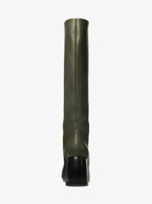 Michael Kors Collection Kaitlin Leather Riding Boot in Brown | Thumbnail 4 Michael Kors Collection Kaitlin Leather Riding Boot in Brown | Thumbnail 4