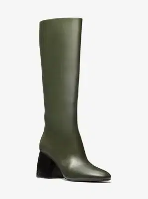 Michael Kors Collection Kaitlin Leather Riding Boot in Brown | Thumbnail 5 Michael Kors Collection Kaitlin Leather Riding Boot in Brown | Thumbnail 5