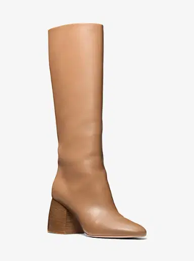 Michael Kors Collection Kaitlin Leather Riding Boot in Brown | Thumbnail 6 Michael Kors Collection Kaitlin Leather Riding Boot in Brown | Thumbnail 6