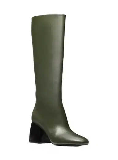 Michael Kors Collection Kaitlin Leather Riding Boot in Brown | Thumbnail 1 Michael Kors Collection Kaitlin Leather Riding Boot in Brown | Thumbnail 1