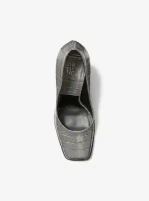 Michael Kors Collection Jeanne Crocodile Embossed Leather Pump | Thumbnail 2 Michael Kors Collection Jeanne Crocodile Embossed Leather Pump | Thumbnail 2